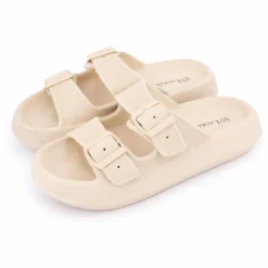 Mules double bride nuon texturée 35/43 Femme LAURA VITA