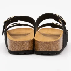 Mules double brides compensée en daim Femme I AM