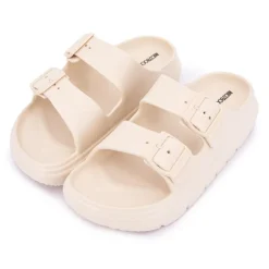 Mules doubles brides à plateforme Femme NICO BOCO