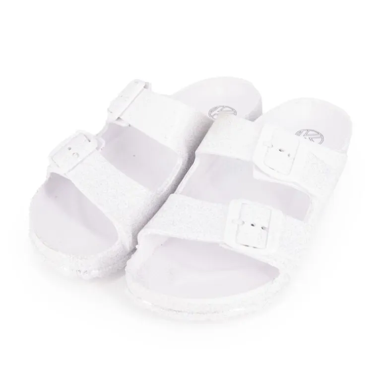 Mules en plastique glitter à enfiler Femme KELARA