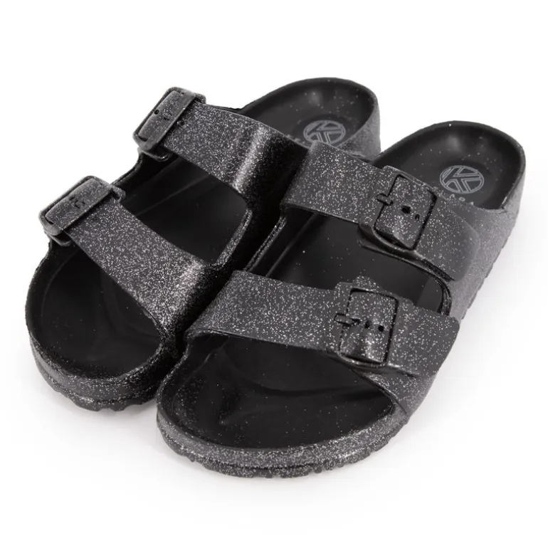 Mules en plastique glitter à enfiler Femme KELARA