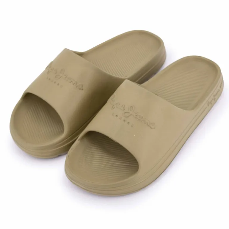 Mules factory uni avec logo Homme PEPE JEANS