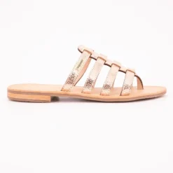 Mules Hikamul or craquelé à enfiler Femme LES TROPEZIENNES PAR M.BELARBI