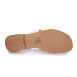 Mules imprimé serpent argenté cuir verona Femme CARLA TORTOSA