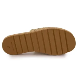 Mules laminado gold semelle corde Femme PINAZ