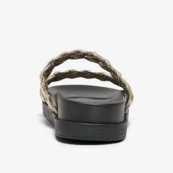 Mules minnie tressées gold Femme ONLY