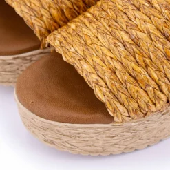 Mules plateforme rafia 10 63187 t36/41 Femme BIOSTOCK