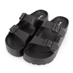 Mules plates à double bride Femme LOVETT