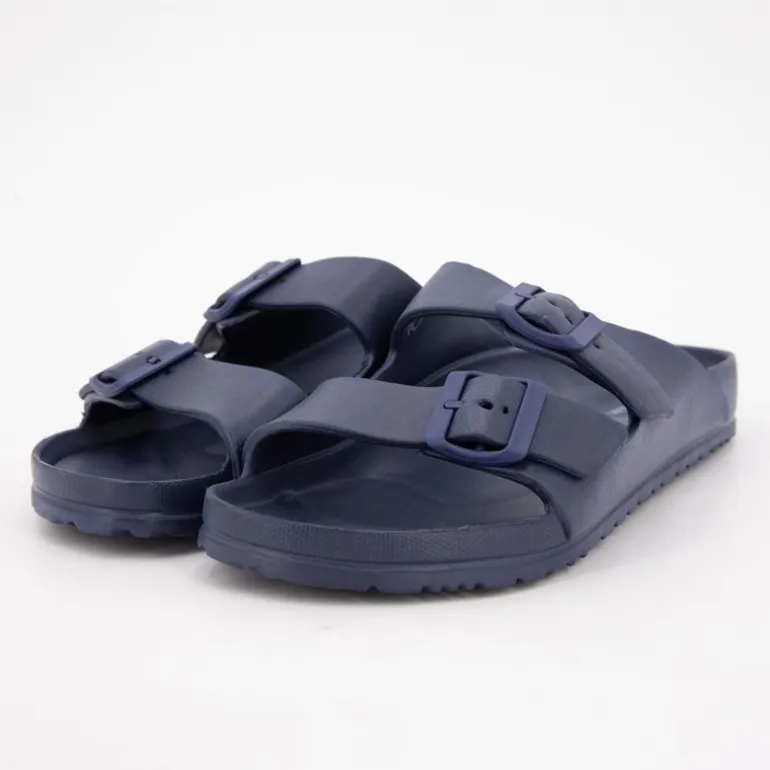 Mules plates basses avec double brides Homme AMERICAN COLLEGE