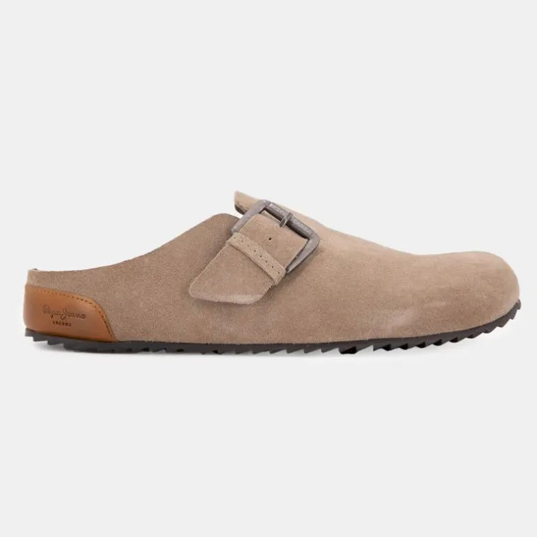 Mules sabots corby confort effet daim Homme PEPE JEANS