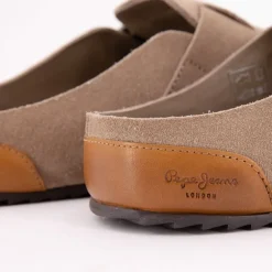 Mules sabots corby confort effet daim Homme PEPE JEANS