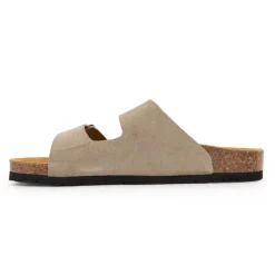 Mules suédine taupe beige double bride Femme PEPE JEANS