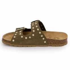 Mules suede boucle effet clou Femme I AM