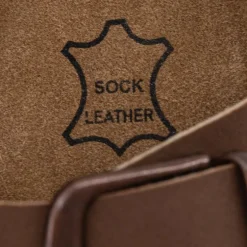 Mules une bride marron Femme SOFTRELAX