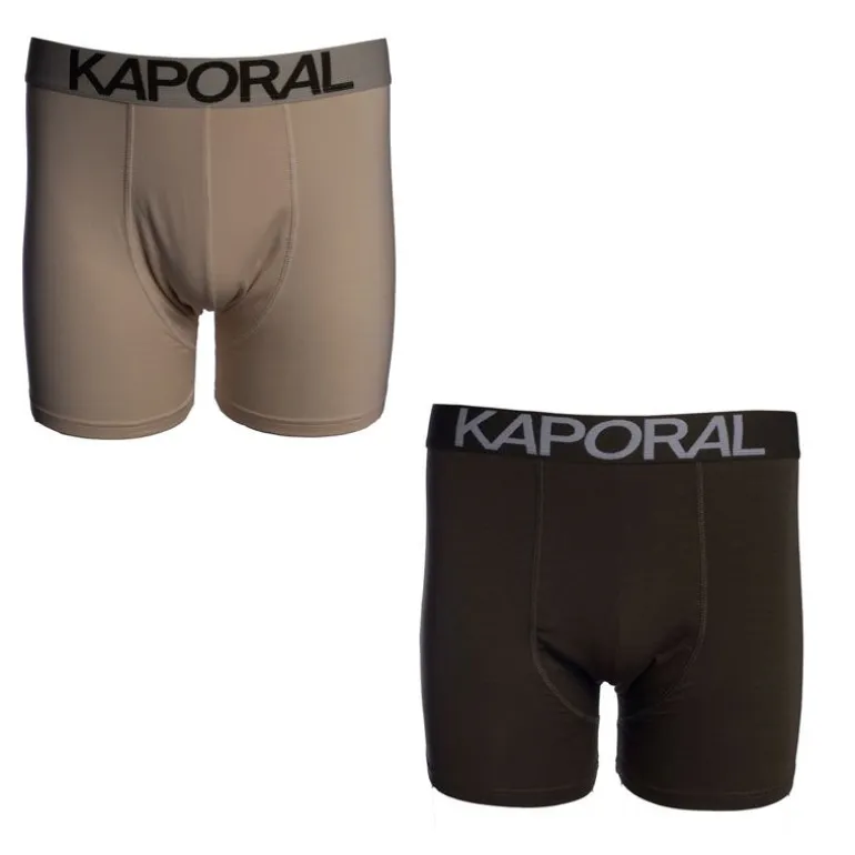 Pack de 2 boxers élastique Barry Homme KAPORAL