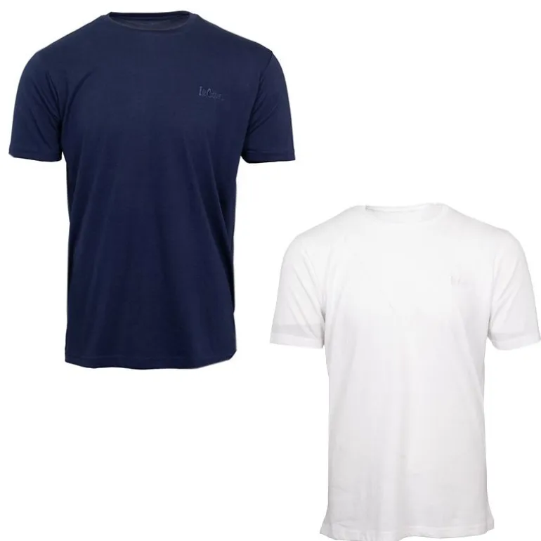 Pack de 2 tee shirt col rond manfred Homme LEE COOPER