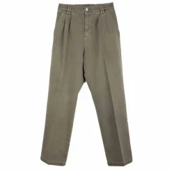 Pantalon à pinces en toile Femme HAPPY