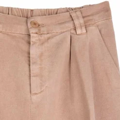 Pantalon à pinces en toile Femme HAPPY