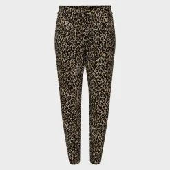 Pantalon ajusté tadia imprimé léopard Femme ONLY