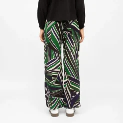 Pantalon avec cordon regular à motif graphique prisco Femme LA PETITE ETOILE