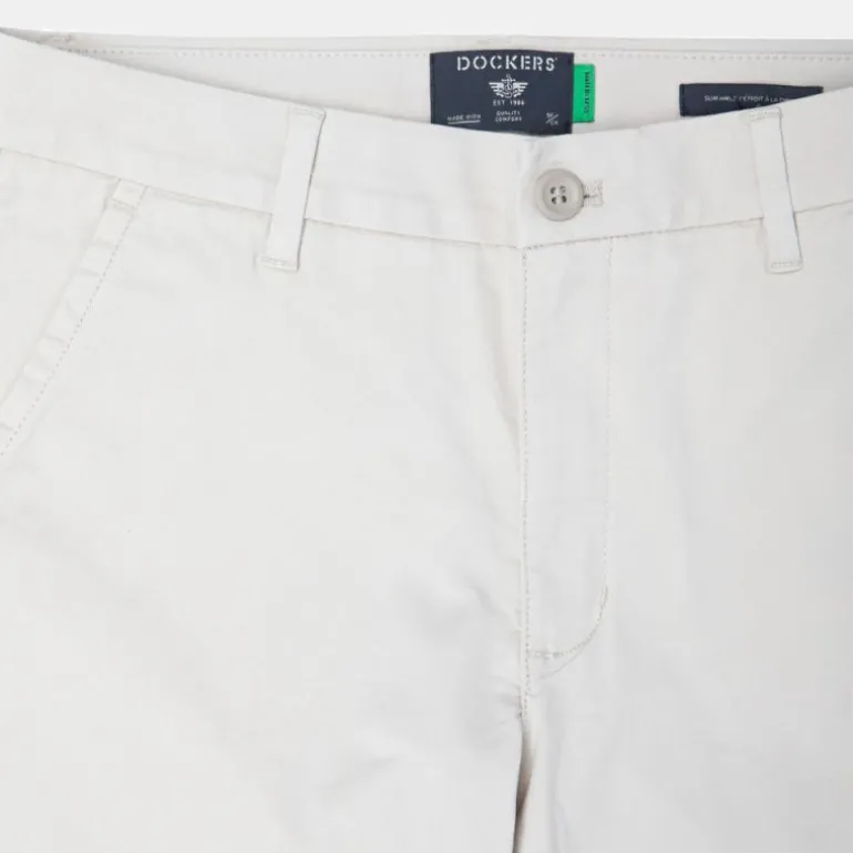 Pantalon chino beige taille basse avec ourlets Homme DOCKERS
