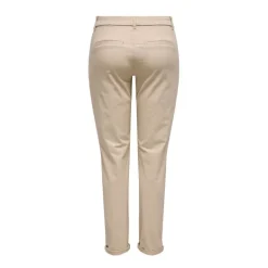 Pantalon chino Biana coton humus Femme ONLY