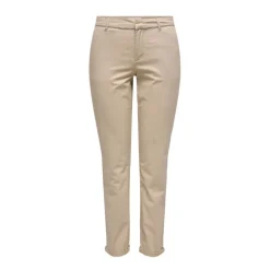 Pantalon chino Biana coton humus Femme ONLY