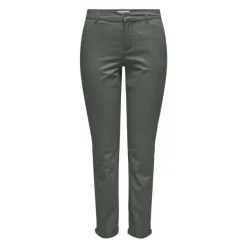 Pantalon chino Biana coton humus Femme ONLY