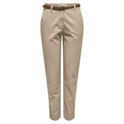 Pantalon chino ceinture tressée Femme JDY