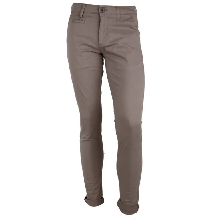 Pantalon chino coton stretch revers fermeture éclair tenali Homme BLAGGIO