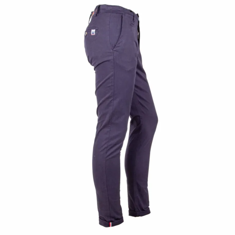 Pantalon chino coton stretch revers fermeture éclair tenali Homme BLAGGIO