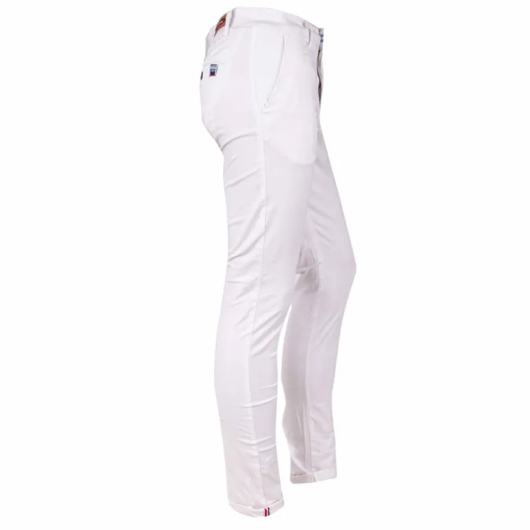 Pantalon chino coton stretch revers fermeture éclair tenali Homme BLAGGIO