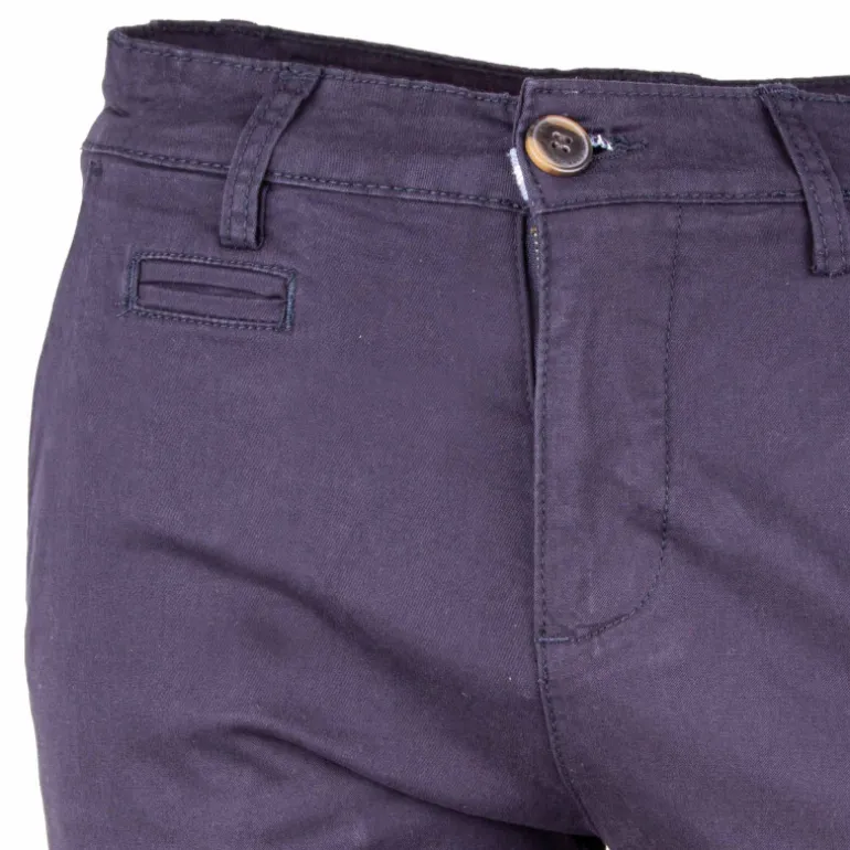 Pantalon chino coton stretch revers fermeture éclair tenali Homme BLAGGIO