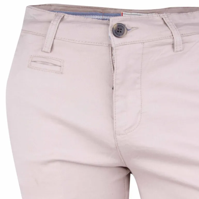 Pantalon chino coton stretch revers fermeture éclair tenali Homme BLAGGIO