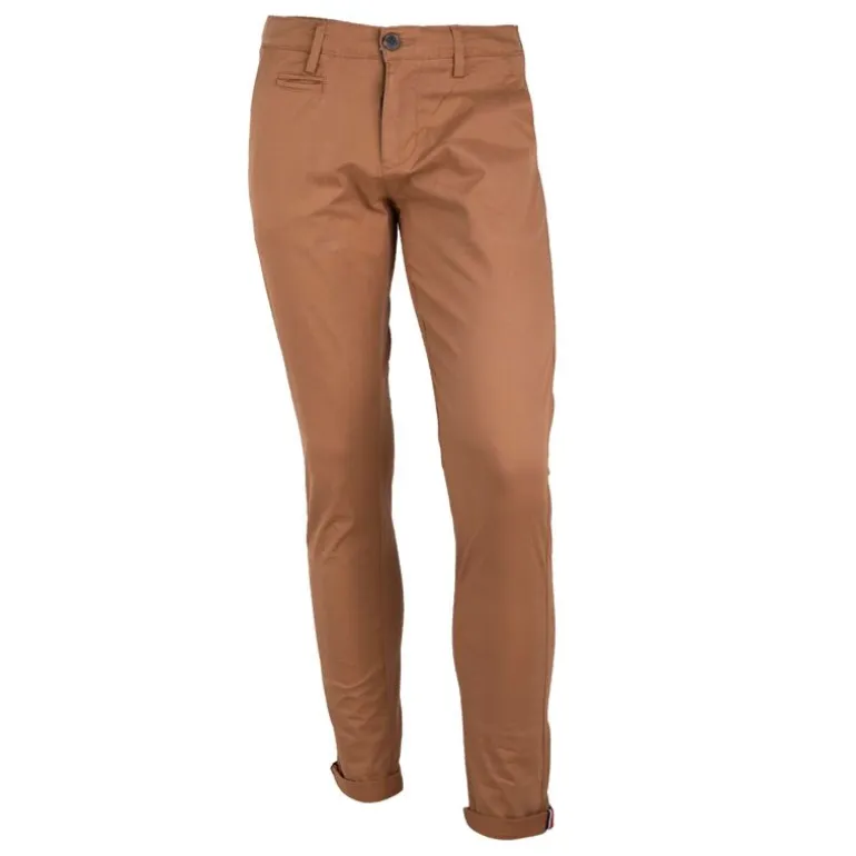 Pantalon chino coton stretch revers fermeture éclair tenali Homme BLAGGIO