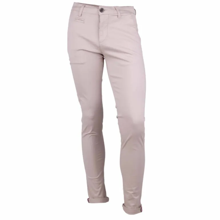Pantalon chino coton stretch revers fermeture éclair tenali Homme BLAGGIO