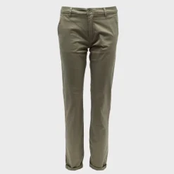 Pantalon chino en toile avec ourlets kaki Femme DOCKERS