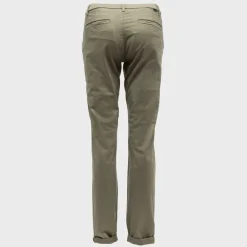 Pantalon chino en toile avec ourlets kaki Femme DOCKERS