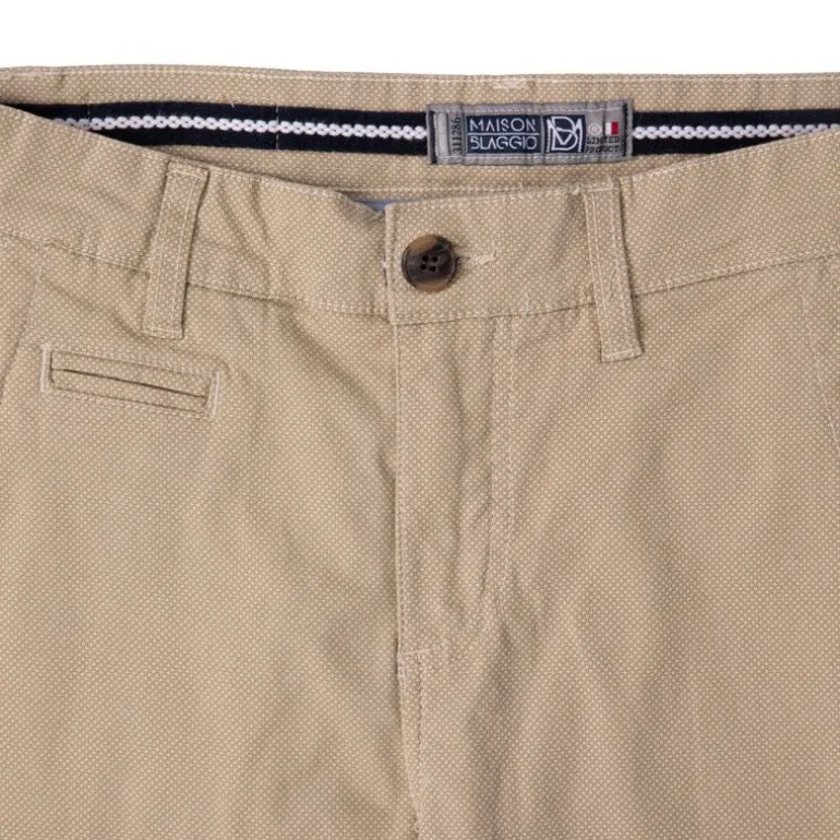 Pantalon chino imprimé coton stretch tamar Homme BLAGGIO