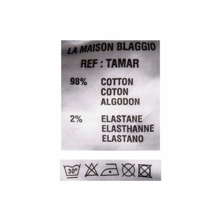 Pantalon chino imprimé coton stretch tamar Homme BLAGGIO