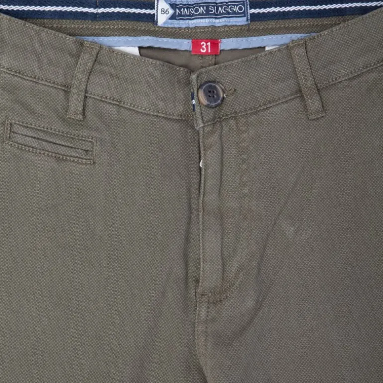 Pantalon chino imprimé coton stretch tamar Homme BLAGGIO