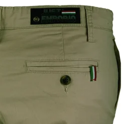 Pantalon chino kewan doux cintré Homme JUST EMPORIO