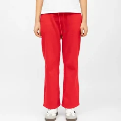 Pantalon de jogging épais rouge jambes larges petra Femme LA PETITE ETOILE