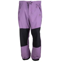 Pantalon de ski violet et noir