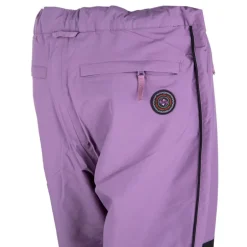 Pantalon de ski violet et noir