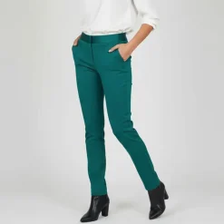 Pantalon de tailleur carotte bottiglia ceinture satinée Femme IMPERIAL