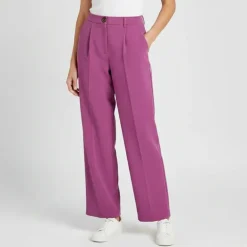 Pantalon de tailleur regular violine Femme VILA