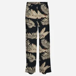 Pantalon d'été fluide à motif feuilles Femme VERO MODA