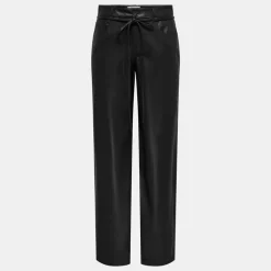 Pantalon effet faux cuir façon jean Femme ONLY