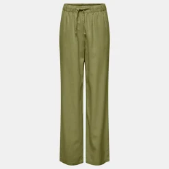 Pantalon en lin fermeture cordon Femme ONLY